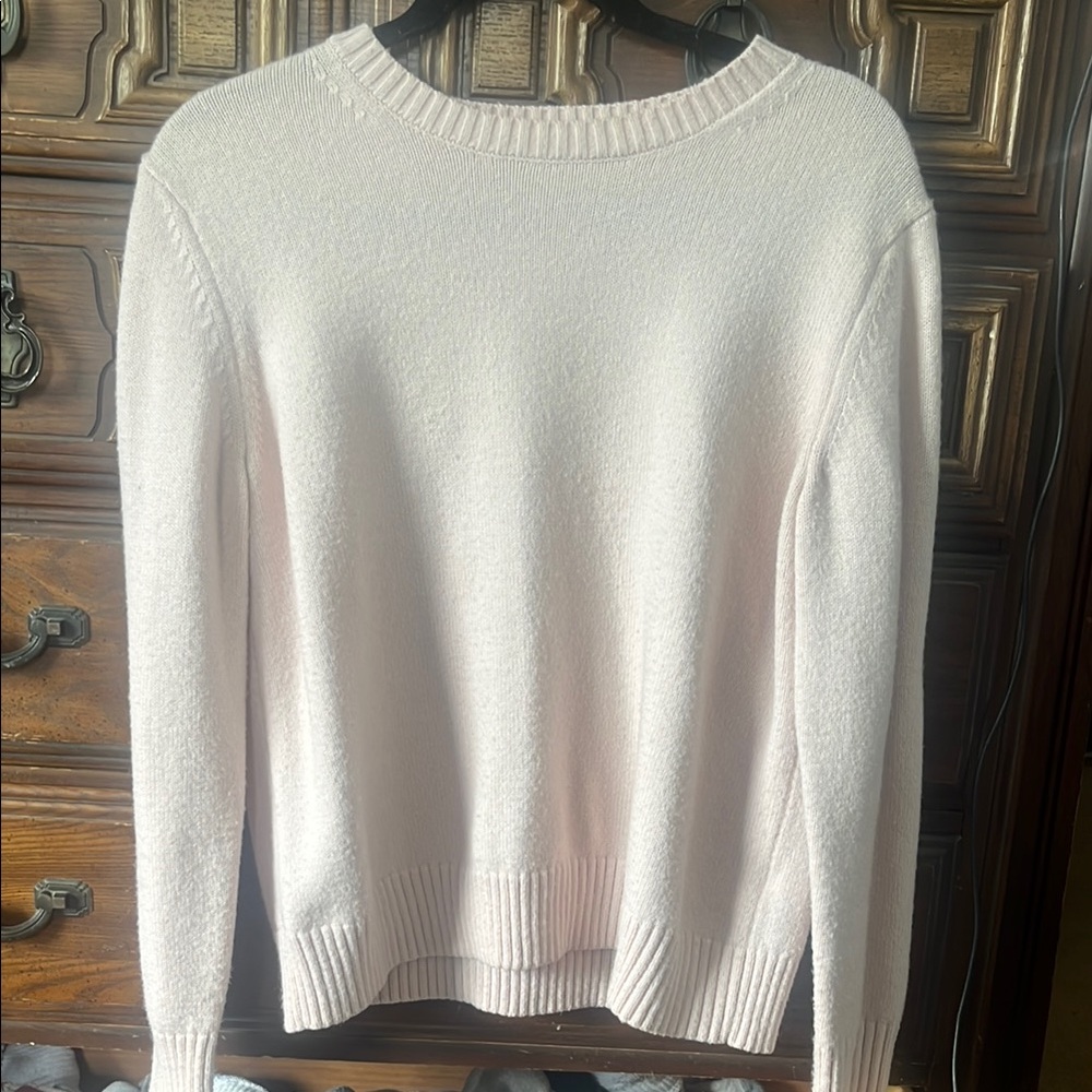 Banana Republic Pink Crew Neck Sweater